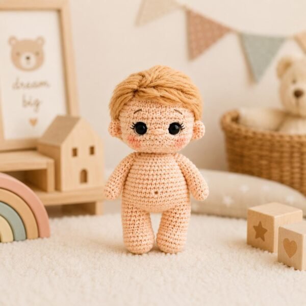 il_fullxfull.8077668570_rzjg.jpg Crochet Baby Doll Pattern, Amigurumi Doll, Cocoon, Bunny Toy, Blanket (PDF Download)
