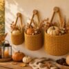 il_fullxfull.8077744290_is2i.jpg Crochet Hanging Basket Pattern Set, 3 Sizes, Farmhouse Decor (PDF Download)