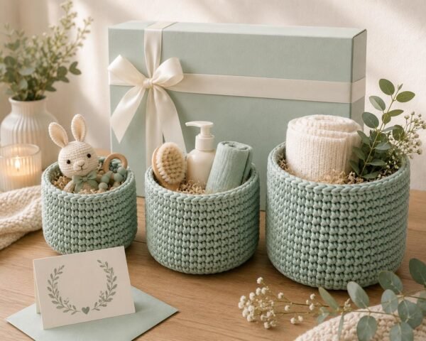 il_fullxfull.8077744292_4yiq.jpg Crochet Hanging Basket Pattern Set, 3 Sizes, Farmhouse Decor (PDF Download)