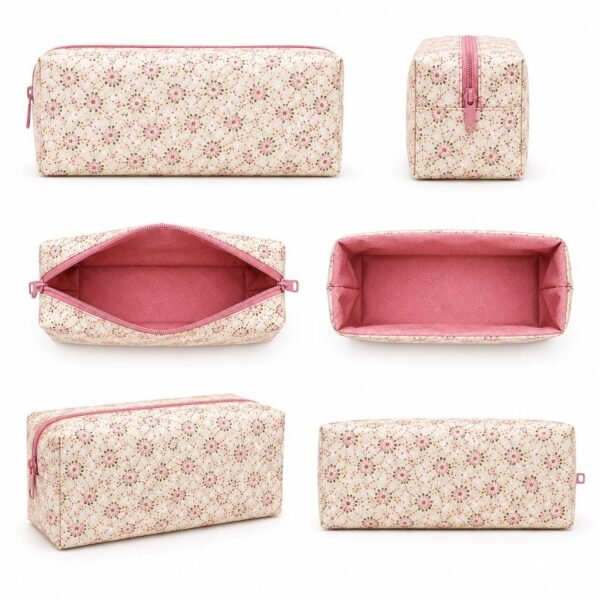 Makeup Bag Sewing Pattern PDF Bundle, Zipper Pouch Pattern, Cosmetic Bag Sewing Pattern, 5 Sizes, DIY Sewing
