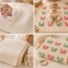 Crochet Baby Blanket Pattern Bundle | Butterfly Garden + Sweet Clouds | PDF