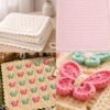 Crochet Baby Blanket Pattern Bundle | Butterfly Garden + Sweet Clouds | PDF