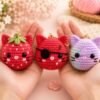 Crochet Cat Keychain Pattern Bundle | Kawaii Amigurumi Plush Tutorial (PDF)