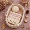 il_fullxfull.8099620510_gfj8.jpg Crochet Baby Bed Pattern PDF | Princess Nursery Decor | Pillow & Blanket Set | Instant Download