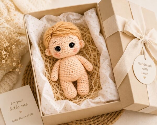 il_fullxfull.8125586225_miip-1.jpg Crochet Baby Doll Pattern, Amigurumi Doll, Cocoon, Bunny Toy, Blanket (PDF Download)