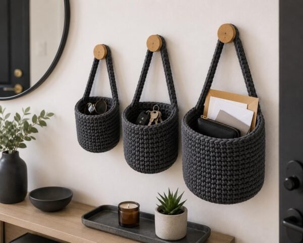 il_fullxfull.8125662673_hwge.jpg Crochet Hanging Basket Pattern Set, 3 Sizes, Farmhouse Decor (PDF Download)