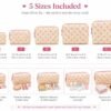 Makeup Bag Sewing Pattern PDF Bundle, Zipper Pouch Pattern, Cosmetic Bag Sewing Pattern, 5 Sizes, DIY Sewing