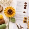 il_fullxfull.8130758844_cfi6.jpg Crochet Sunflower Pattern PDF, Realistic Flower Bouquet, Amigurumi Stem Leaf (Digital Download)