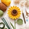il_fullxfull.8130758858_m1ak.jpg Crochet Sunflower Pattern PDF, Realistic Flower Bouquet, Amigurumi Stem Leaf (Digital Download)