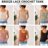 il_fullxfull.8131471970_dcqw.jpg Lace Crochet Tank Pattern, Lightweight Summer Top, Women's Crochet Shirt (PDF Download)