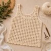 il_fullxfull.8131472136_mzm8.jpg Lace Crochet Tank Pattern, Lightweight Summer Top, Women's Crochet Shirt (PDF Download)