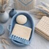 il_fullxfull.8147527783_1ied.jpg Crochet Baby Bed Pattern PDF | Princess Nursery Decor | Pillow & Blanket Set | Instant Download