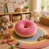 Crochet Donut Pillow Pattern PDF Download, Donut Cushion Tutorial, Nursery Decor, Beginner Friendly
