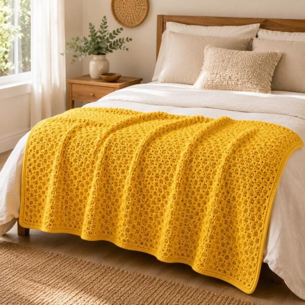 il_fullxfull.8158936454_4bxx.jpg one skein Beginner Crochet Blanket Pattern | Lemon Peel Stitch Baby Throw (PDF Download)