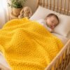 il_fullxfull.8158937256_cdav.jpg one skein Beginner Crochet Blanket Pattern | Lemon Peel Stitch Baby Throw (PDF Download)
