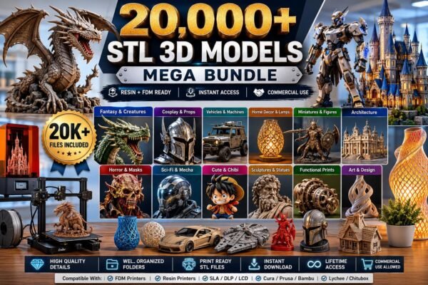 il_fullxfull.8169503994_s846-1.jpg Ultimate STL Bundle | 20,000+ Printable Models for FDM & Resin Printers