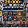 il_fullxfull.8169503994_s846.jpg 20,000+ 3D Models Mega Bundle, STL Files for FDM/Resin Printers (Digital Download)