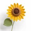 il_fullxfull.8178657147_64s1.jpg Crochet Sunflower Pattern PDF, Realistic Flower Bouquet, Amigurumi Stem Leaf (Digital Download)