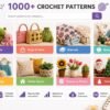 1000+ Crochet Pattern Bundle PDF | Amigurumi, Toys, Blankets, Bags, Christmas & Baby Crochet | Instant Download