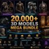20,000+ 3D Models Mega Bundle, STL Files for FDM/Resin Printers (Digital Download)