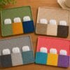 3 Colour Tea Bag Holder with Coaster Crochet Pattern PDF, Tea Organizer Crochet Pattern, Mug Coaster Pocket Holder, Beginner Crochet Pattern