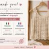 il_fullxfull.8274417683_1mtb.jpg Lace Crochet Tank Pattern, Lightweight Summer Top, Women's Crochet Shirt (PDF Download)