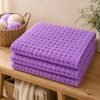 Crochet Baby Blanket Pattern | Easy Textured Blanket PDF | Beginner Crochet Pattern | Ridge & Eyelet Stitch