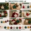 Easy Crochet Star Ornament Pattern | Beginner Christmas Tree Decor (PDF Download)
