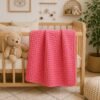 Easy Baby Blanket Crochet Pattern, Lemon Peel Stitch, Beginner PDF (Instant Download)