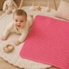 Easy Baby Blanket Crochet Pattern, Lemon Peel Stitch, Beginner PDF (Instant Download)