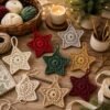 Easy Crochet Star Ornament Pattern | Beginner Christmas Tree Decor (PDF Download)