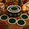 Christmas Crochet Coaster Holder Pattern | Beginner Festive Decor (PDF Download)