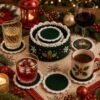 Christmas Crochet Coaster Holder Pattern | Beginner Festive Decor (PDF Download)