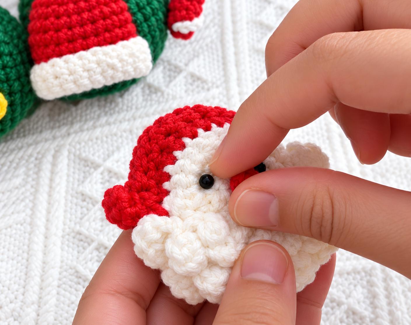festive crochet Christmas ornaments